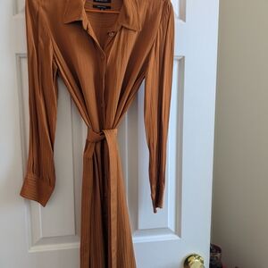 A.P.C. Rust Midi Dress